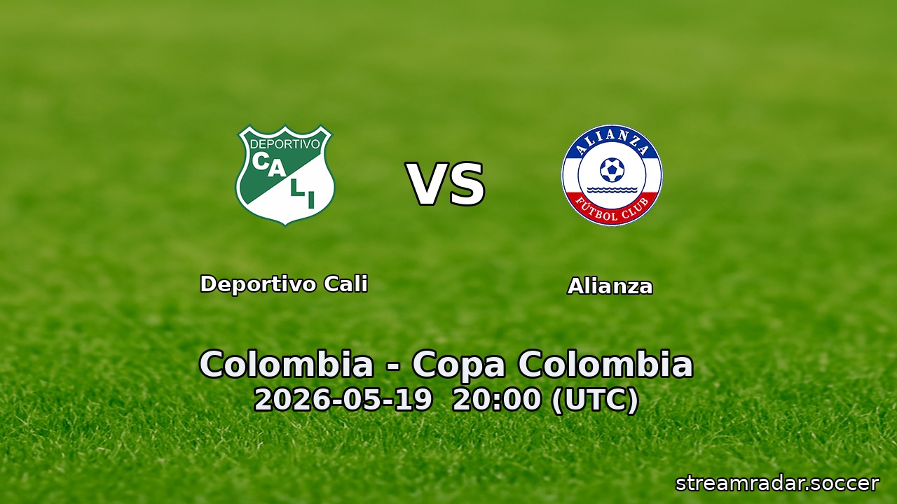 Deportivo Cali vs Alianza
