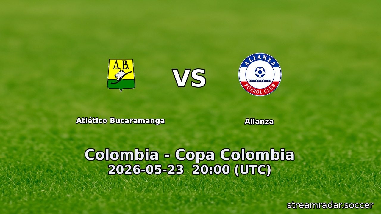 Atlético Bucaramanga vs Alianza