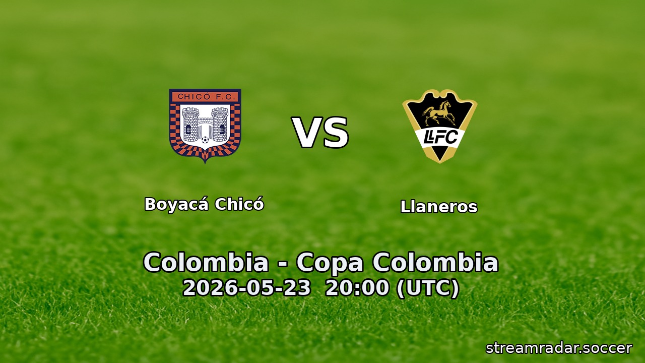 Boyacá Chicó vs Llaneros
