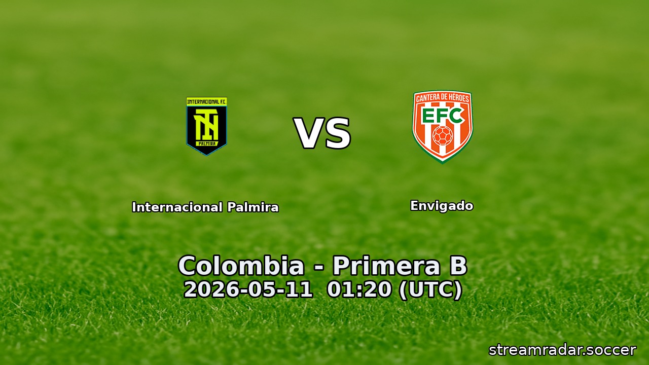 Internacional Palmira vs Envigado