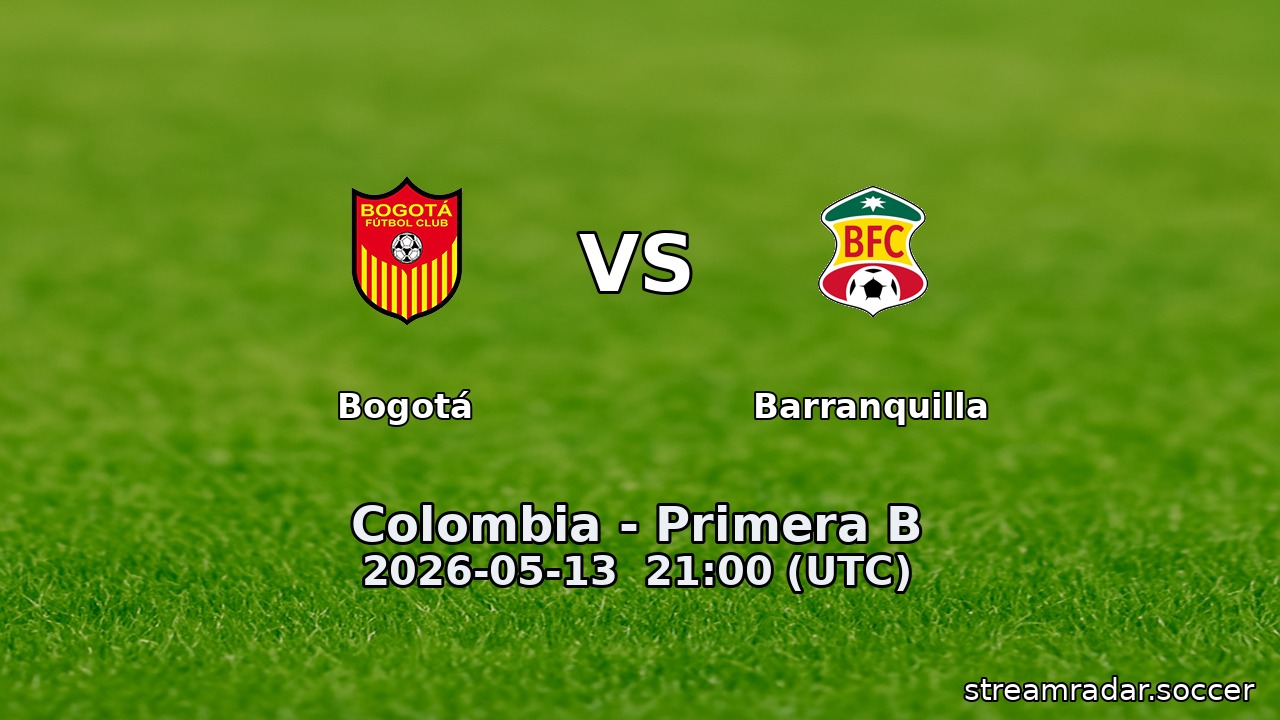Bogotá vs Barranquilla