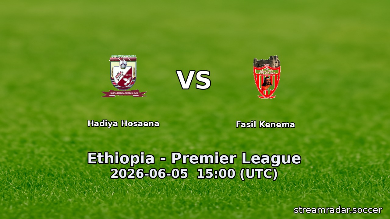 Hadiya Hosaena vs Fasil Kenema