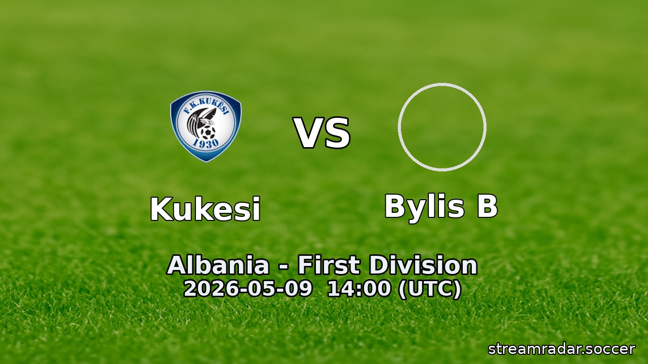 Kukesi vs Bylis B