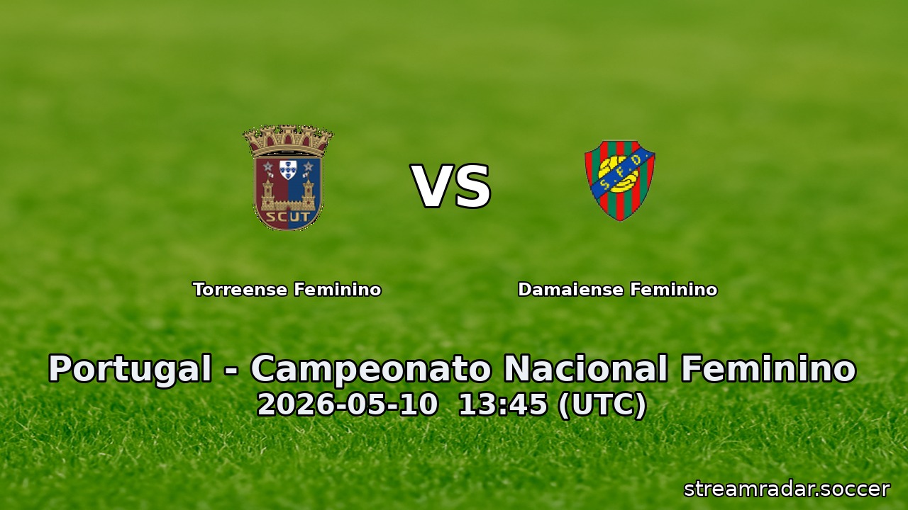 Torreense Feminino vs Damaiense Feminino