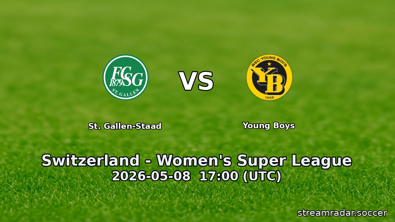 St. Gallen-Staad vs Young Boys