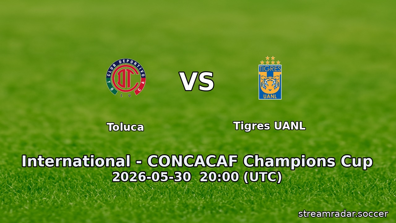 Toluca vs Tigres UANL