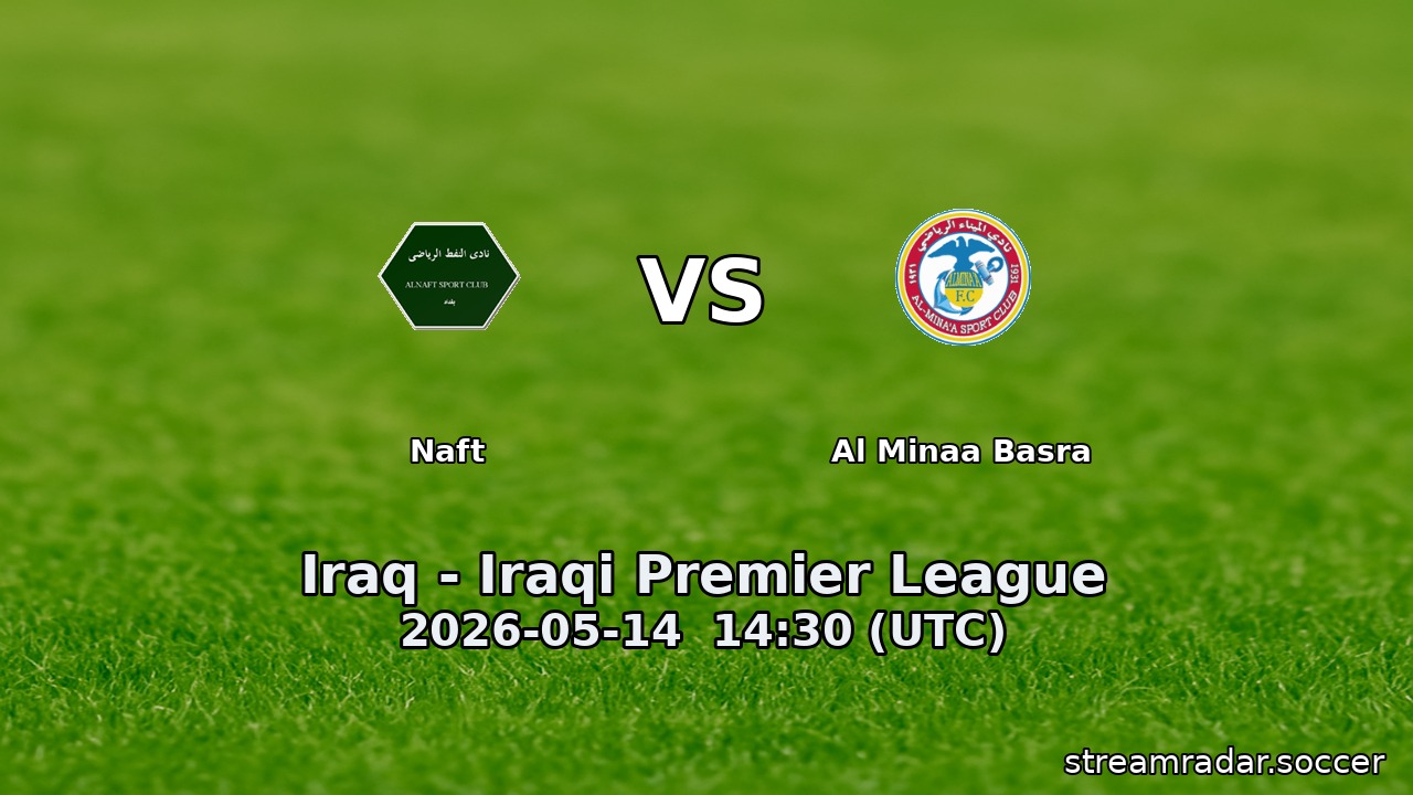 Naft vs Al Minaa Basra