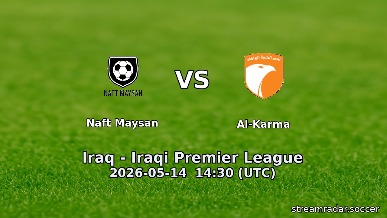 Naft Maysan vs Al-Karma