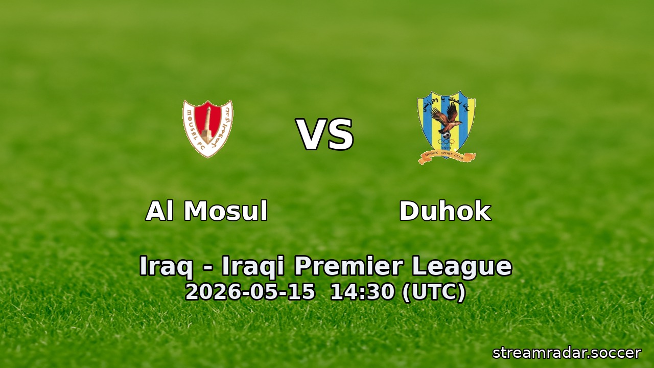 Al Mosul vs Duhok
