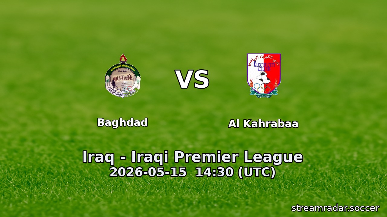 Baghdad vs Al Kahrabaa