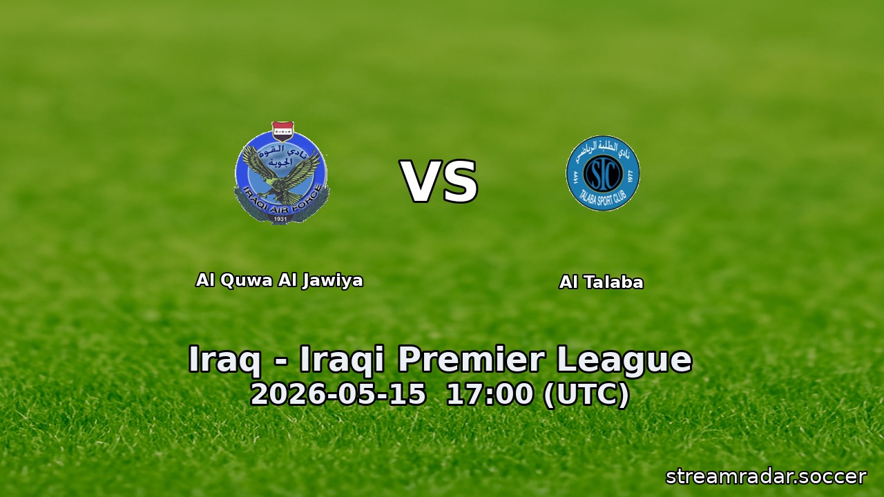 Al Quwa Al Jawiya vs Al Talaba