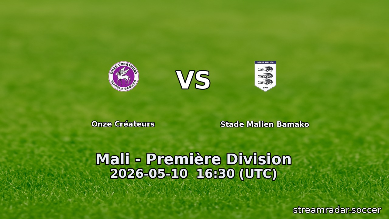 Onze Créateurs vs Stade Malien Bamako