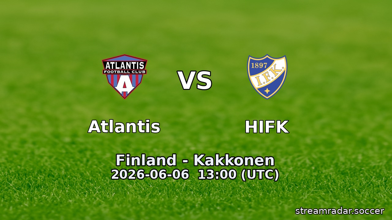 Atlantis vs HIFK