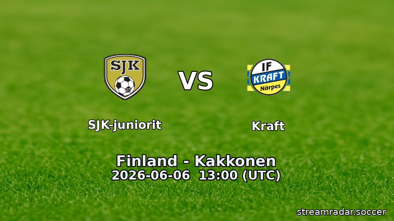 SJK-juniorit vs Kraft