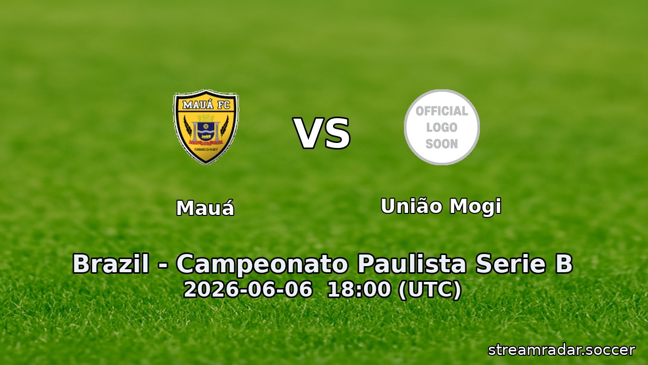 Mauá vs União Mogi