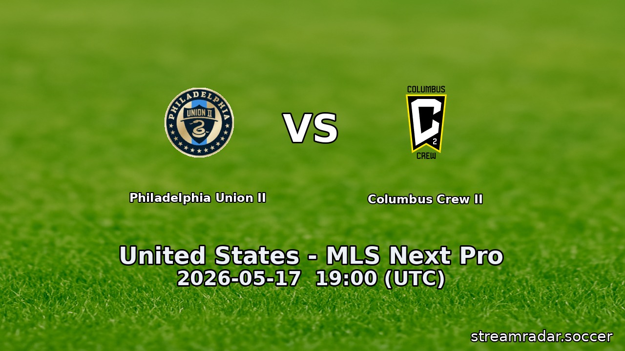 Philadelphia Union II vs Columbus Crew II