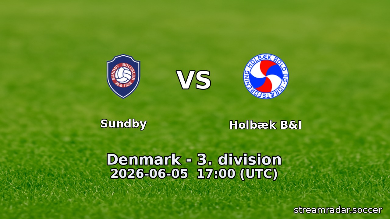 Sundby vs Holbæk B&I