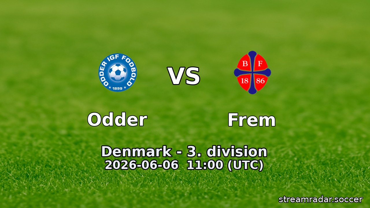 Odder vs Frem