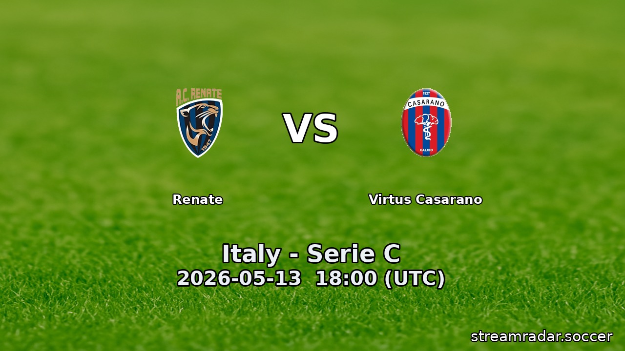Renate vs Virtus Casarano