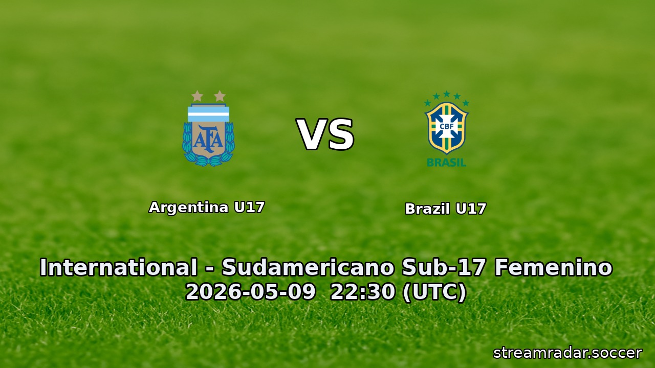 Argentina U17 vs Brazil U17