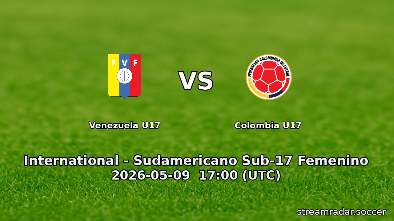 Venezuela U17 vs Colombia U17