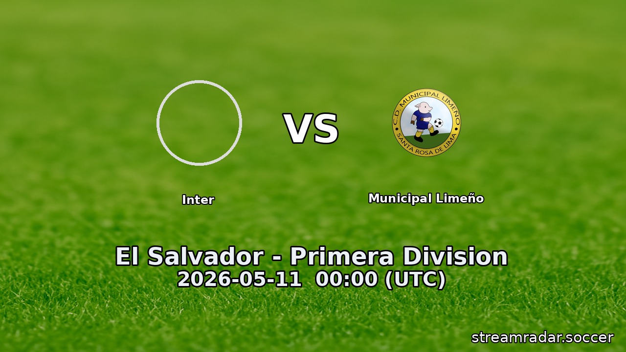 Inter vs Municipal Limeño