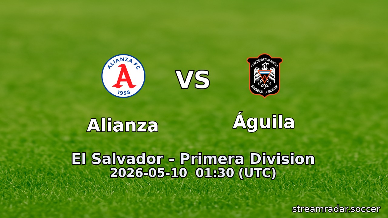 Alianza vs Águila