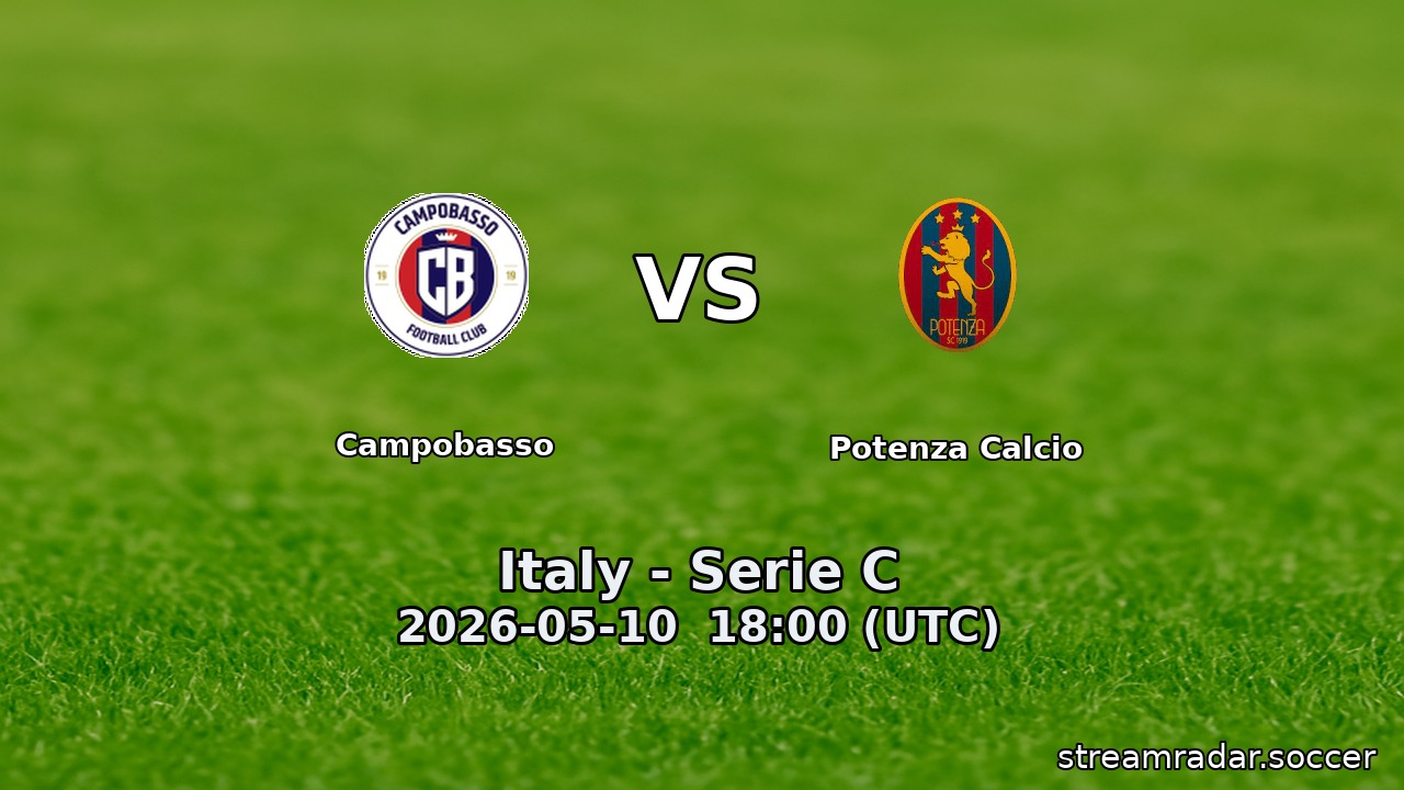 Campobasso vs Potenza Calcio