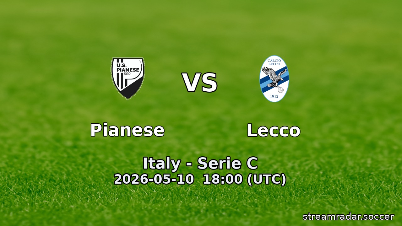 Pianese vs Lecco