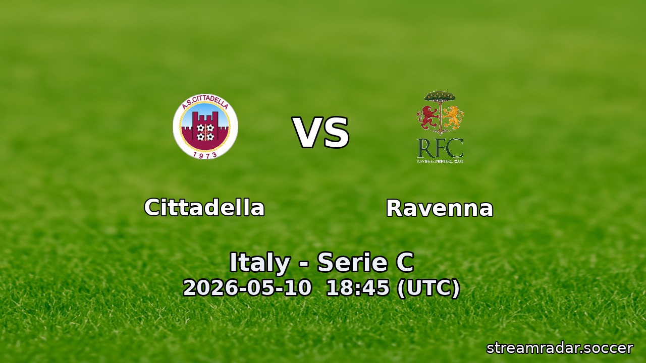 Cittadella vs Ravenna