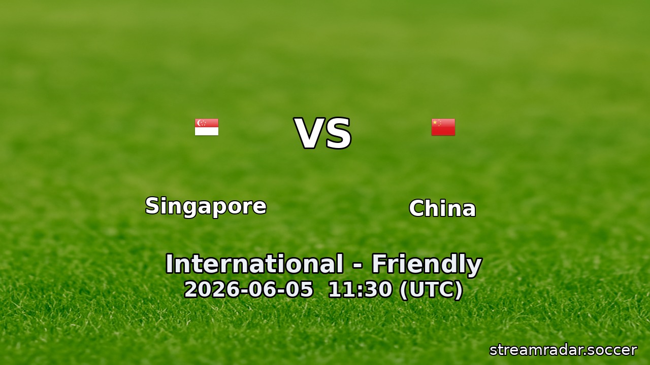 Singapore vs China
