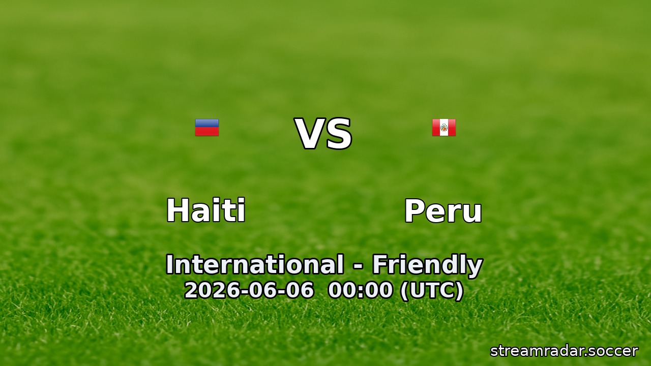 Haiti vs Peru