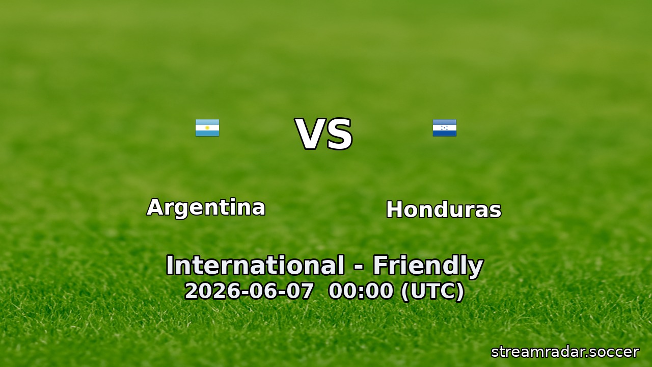 Argentina vs Honduras