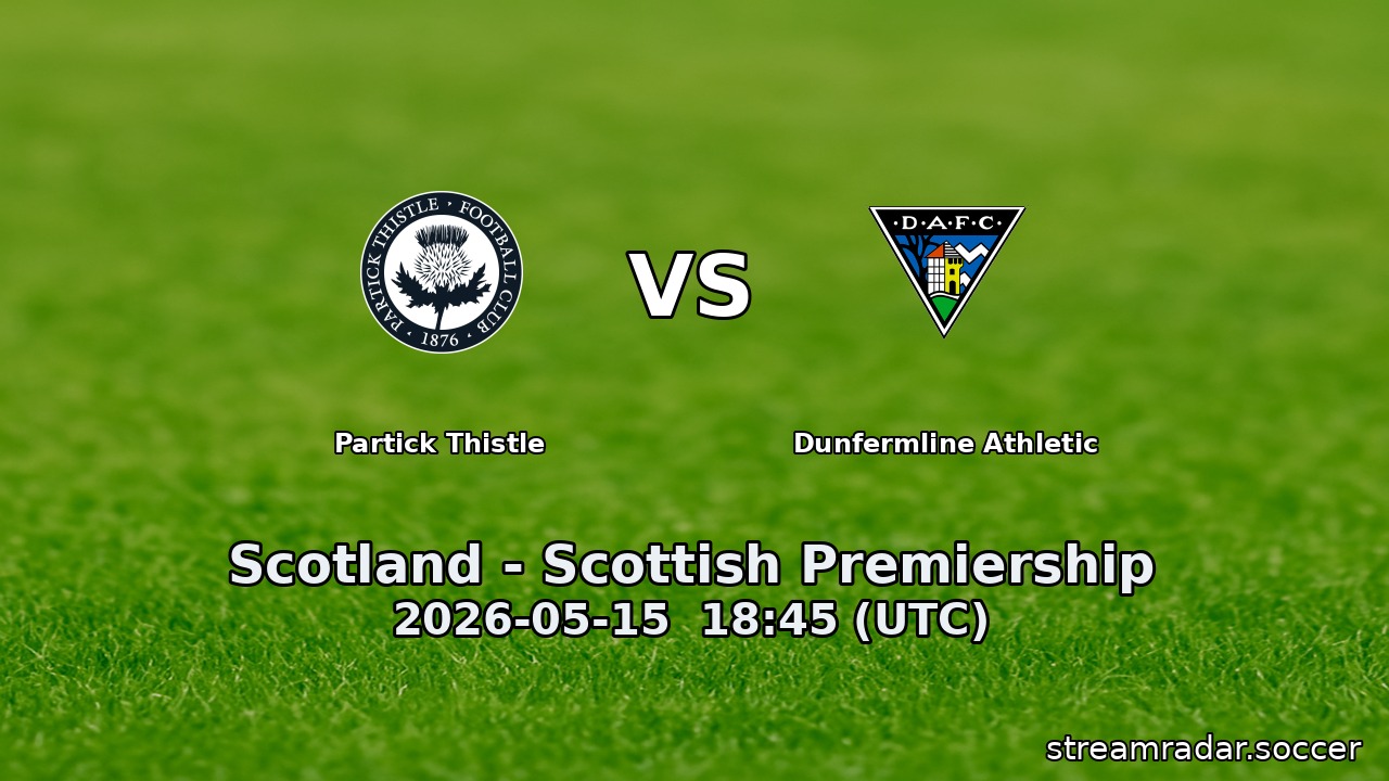 Partick Thistle vs Dunfermline Athletic