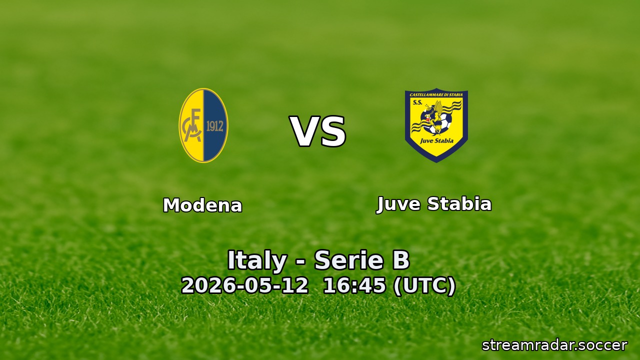 Modena vs Juve Stabia