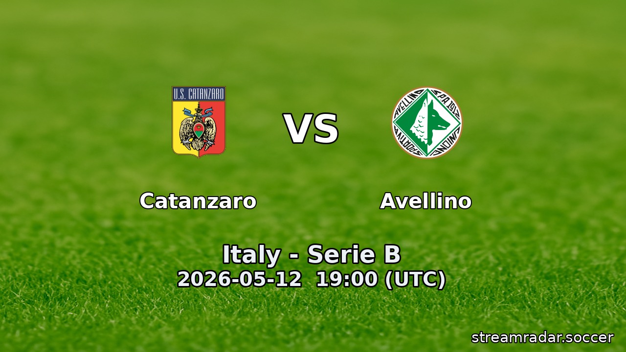 Catanzaro vs Avellino