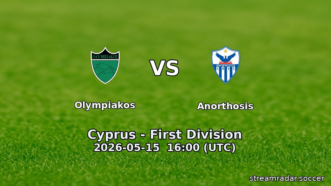 Olympiakos vs Anorthosis