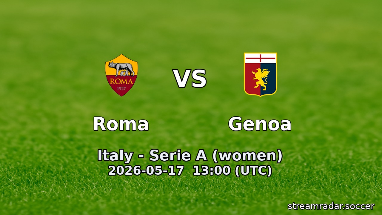 Roma vs Genoa