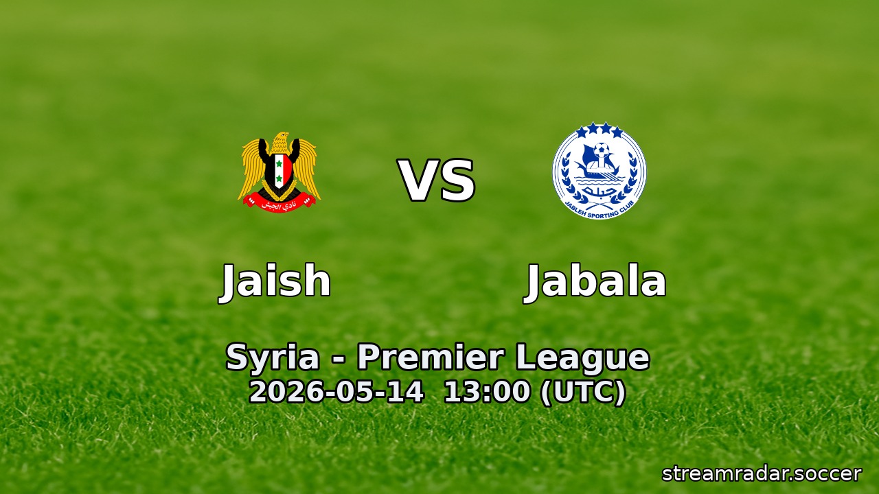 Jaish vs Jabala