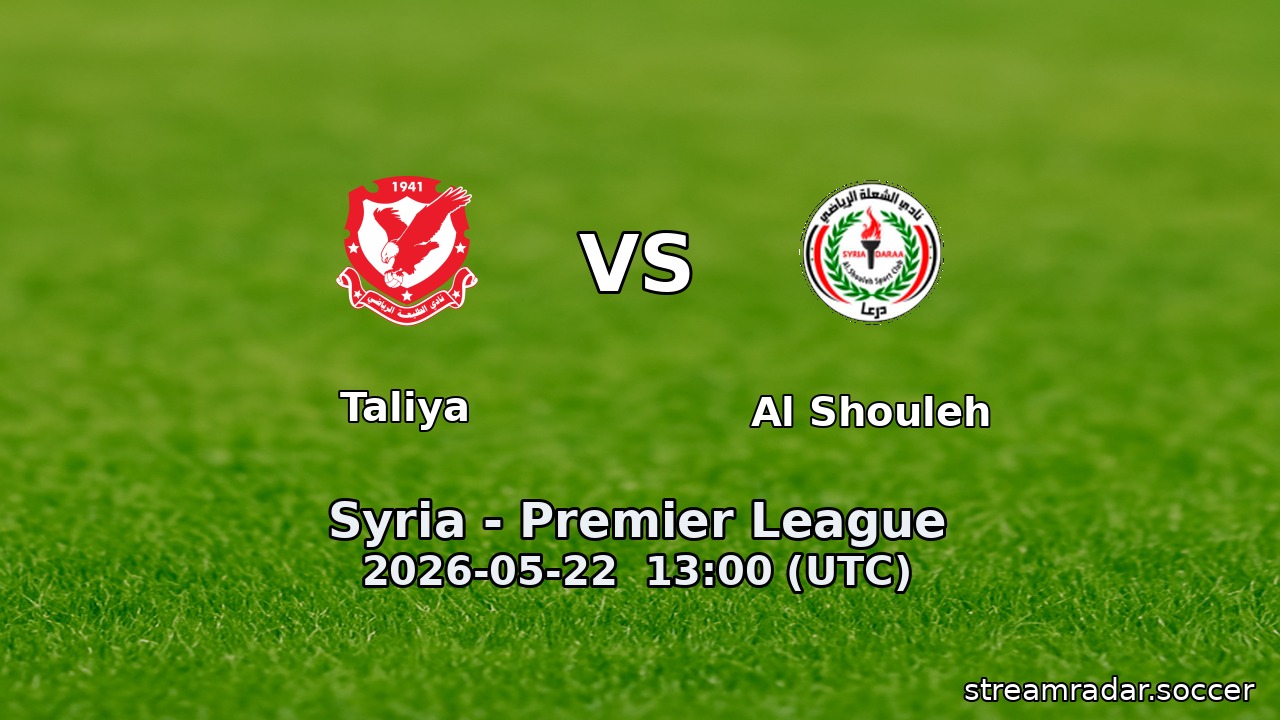 Taliya vs Al Shouleh