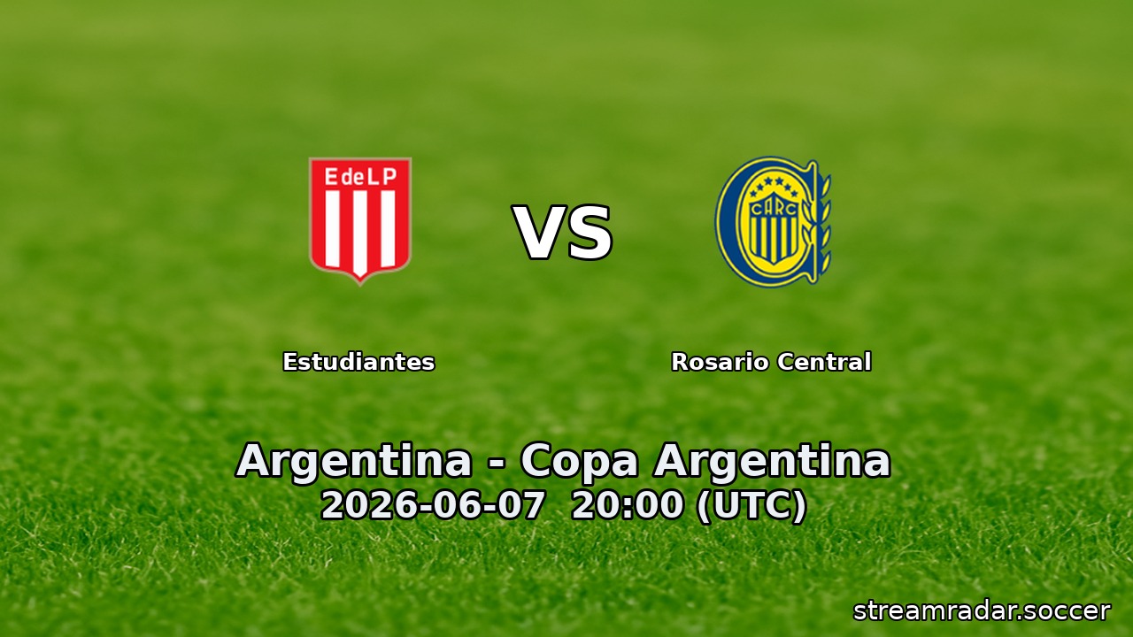 Estudiantes vs Rosario Central