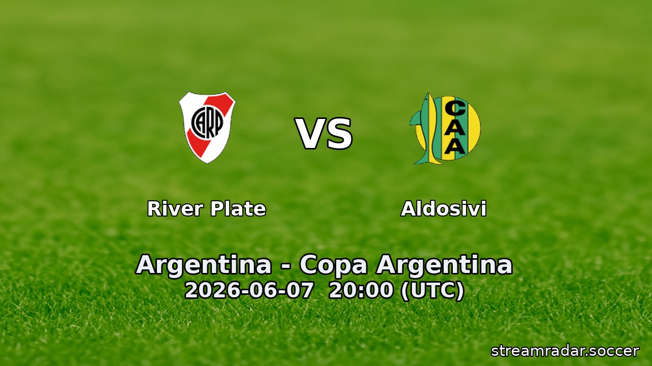 River Plate vs Aldosivi
