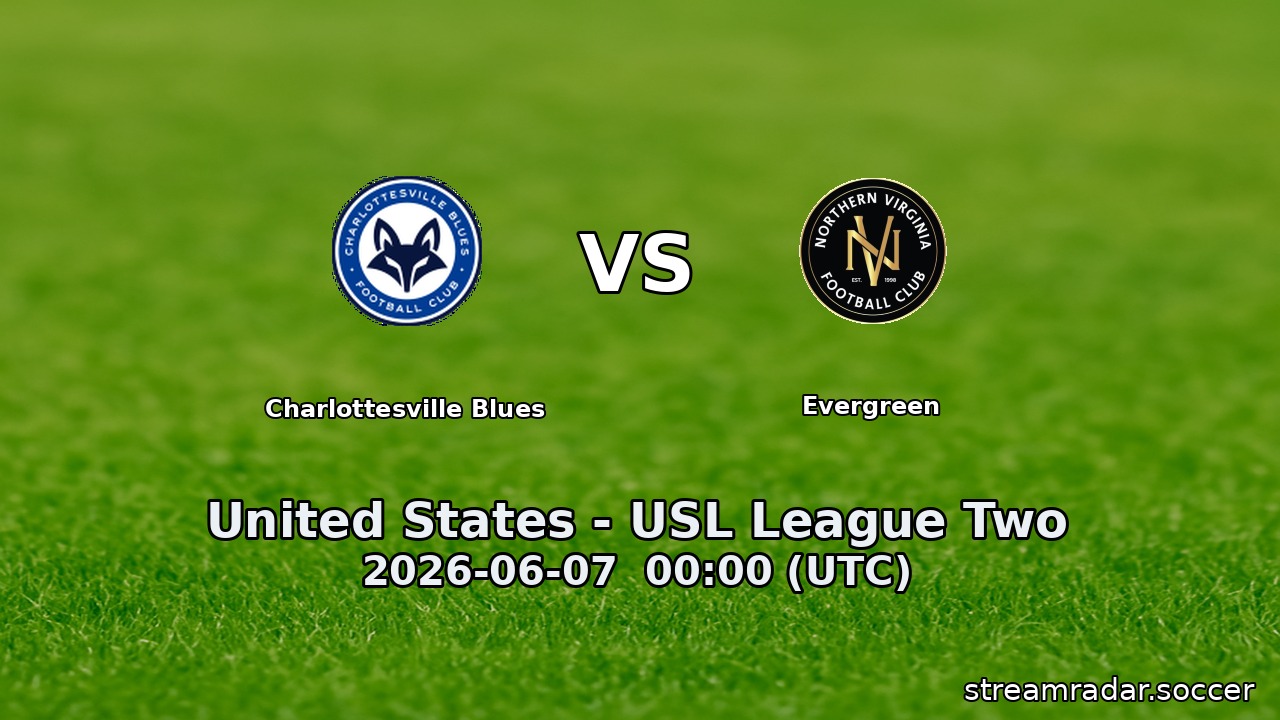 Charlottesville Blues vs Evergreen