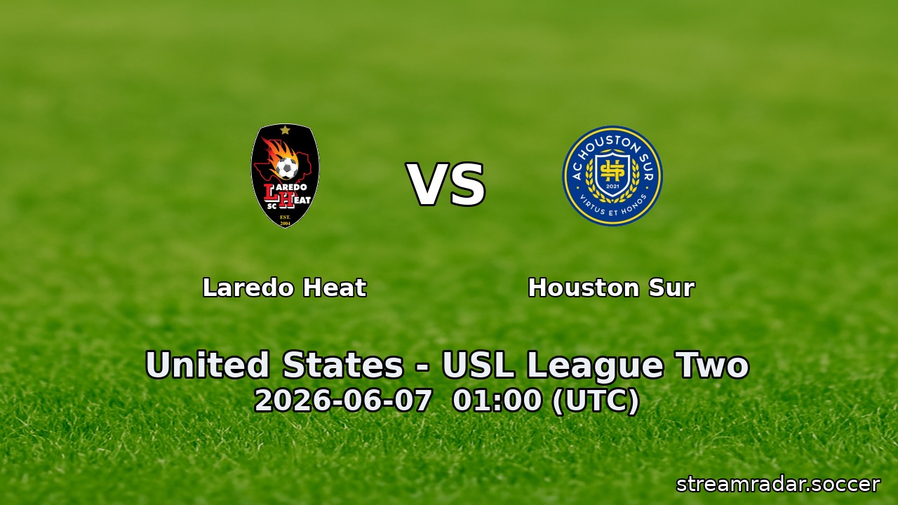 Laredo Heat vs Houston Sur