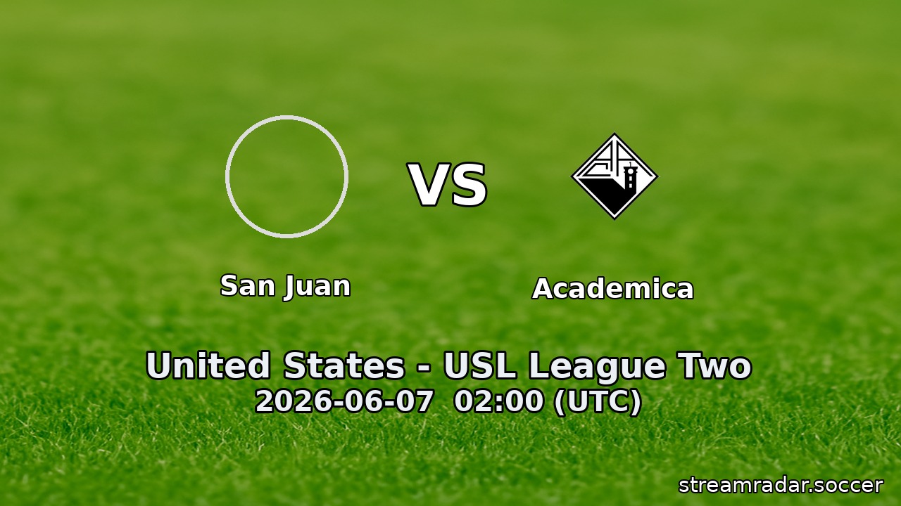 San Juan vs Academica