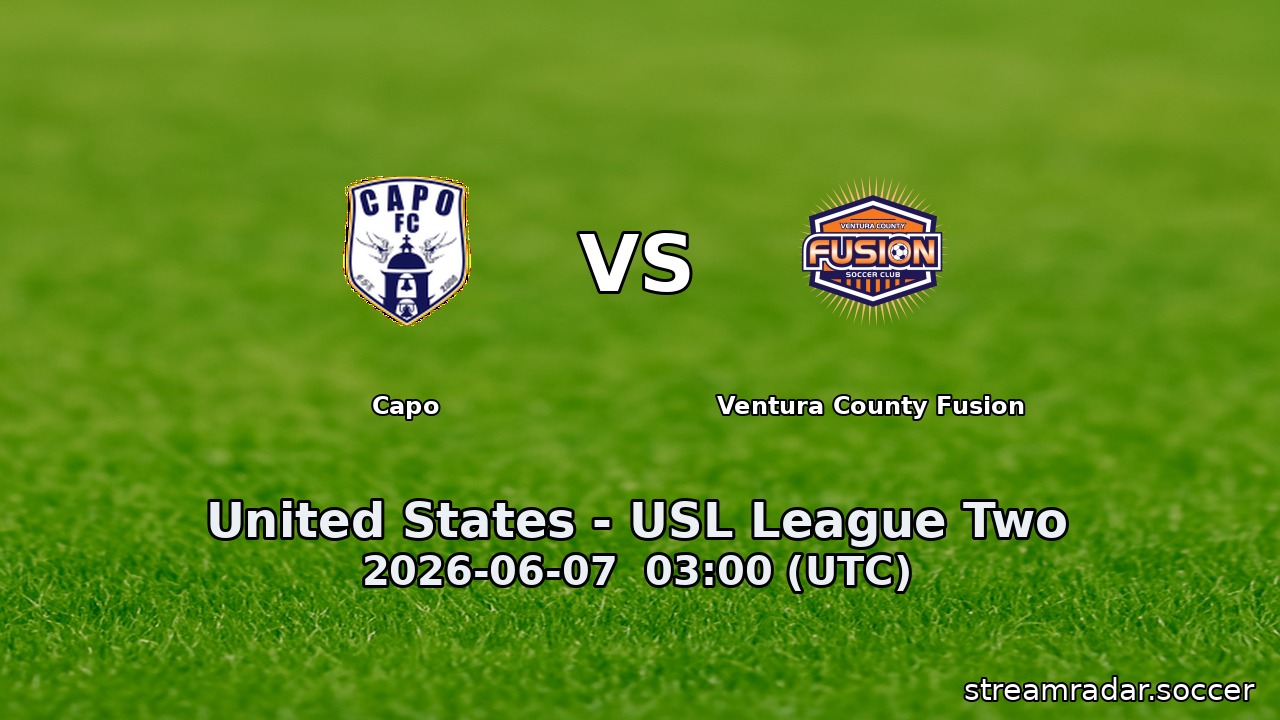 Capo vs Ventura County Fusion