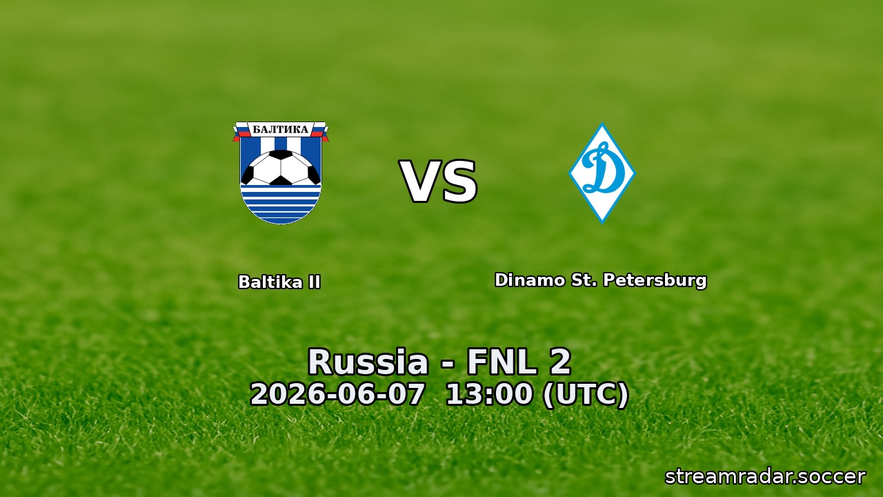 Baltika II vs Dinamo St. Petersburg