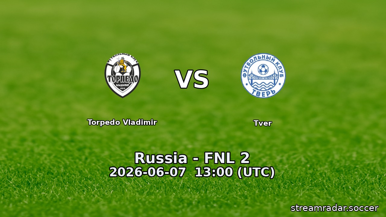 Torpedo Vladimir vs Tver