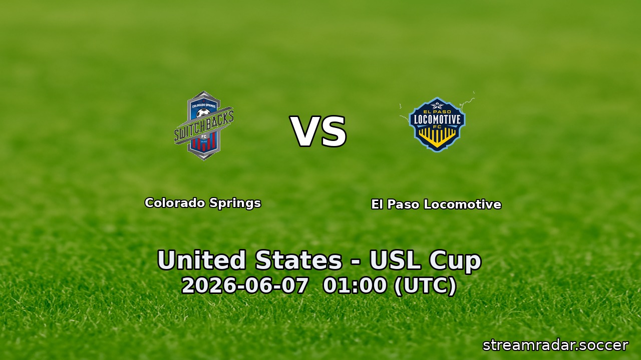Colorado Springs vs El Paso Locomotive