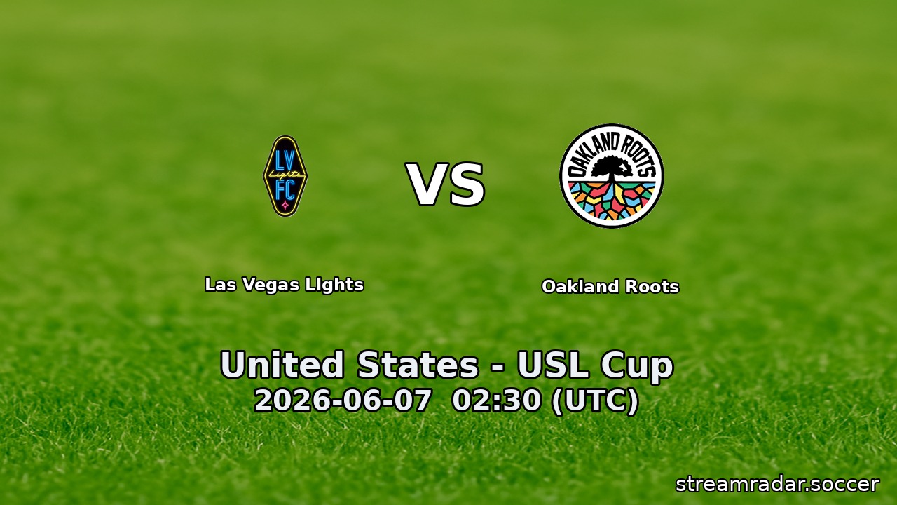 Las Vegas Lights vs Oakland Roots